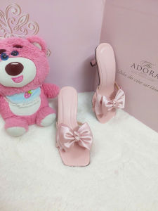 Guốc cao gót nữ quai nơgót nhọn cao 7cmsize chuẩn từ 34 đến 40 guốc nhẹêm chândễ mangphối chân váy dài nâng dáng