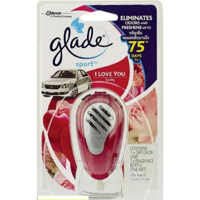เกลด สปอร์ต น้ำหอมปรับอากาศในรถ 7มล. Glade Sport Car Air Freshener Starter 7ml