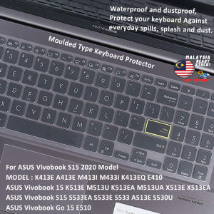 Keyboard Protector for ASUS Vivobook Go 15 E510 Asus Vivobook S15 2020 Model Vivobook 15 Oled K513 K513E M513U K513EA M513UA X513E X513EA Vivobook S15 S533EA S533E S533 A513E S530U Laptop Keyboard Cover