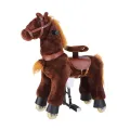 3-6 Years Kids Rocking and Walking Horse Pony Cycle Mechanical Cycle Walking Action Plush Animal Riding Horse. 
