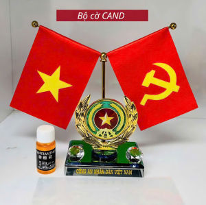 Cờ Việt Nam gắn xe ô tô cờ trang trí bàn làm việc tặng kèm tinh dầu nước hoa và thảm cao su chống trượt
