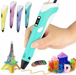 Giftset 3D PLA Printing Doodle Arts Craft Drawing USB Pen Set LCD Education RBT Starter Kit - FREE 10M Filament