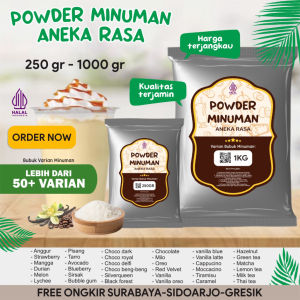 Bubuk Minuman Kekinian 250 Gram Standar Aneka Rasa All Varian