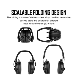 Tactical Headset Sound Pickup Anti Noise Headphones Military Aviation Communication Shooting Earmuff