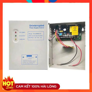 Bộ lưu điện (UPS) 12V5A cho Khóa Cửa Kiểm Soát Cửa có đèn báo trạng thái