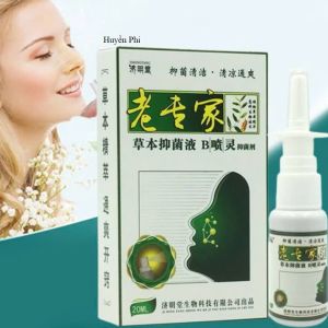 Xịt Thảo Dược Hỗ Trợ Làm Sạch Và Thông Thoáng Mũi Giúp Giảm Cảm Giác Nghẹt Mũi Khó Chịu Hỗ Trợ Chăm Sóc Niêm Mạc Mũi Dịu Nhẹ