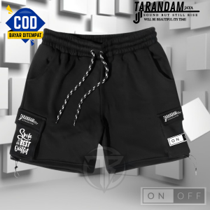 Celana Cargo Pendek Pra Wanita Bahan Katun Fleece Tebal Gramasi 280 Terlaris Kota Bandung Motif Smile On Off Short Pants Cowok Cewek Korean Style 2024 Terbaru Tarandam Jaya Model Kekinian Tali Serut Di Paha