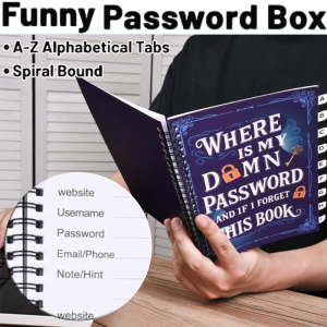 Codebook A5 Password Book With Lock Diary Thickened Creative Hand Ledger Student Notepad Dark Green Tone Safety Easy To Use