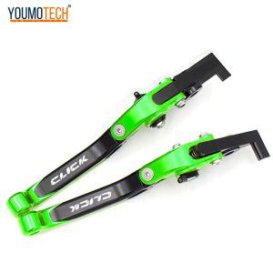 Phụ Kiện Xe Tay Ga Dành Cho Honda CLICK150 V1 V2 Click125 Cần Phanh Ly Hợp Bằng Nhôm CNC Mở Rộng Gấp Được Cần Phanh Tay Bấm 125 Nhấp 150