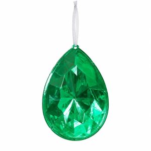 FWFHTP Có cắt Đồ trang trí cây thông Noel Trong suốt Nhựa Đồ trang trí hình cây với các cắt. Nhiều màu sắc dây chuyền hình cương. Đồ trang trí cây thông Noel