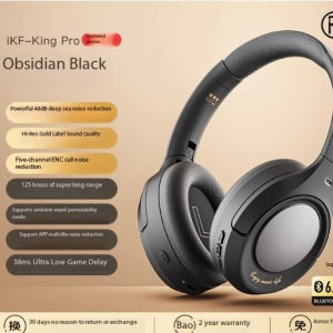 IKF King Pro 2.0 Active Noise Reduction ANC Headphones Wireless Bluetooth Long RangeFast shipping
