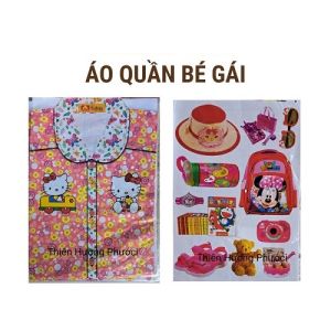 Quần áo trẻ gái dưới 10 tuổi vàng mã