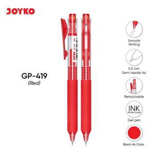 Gel Pen Pulpen Pena Joyko GP-419 0.5 mm