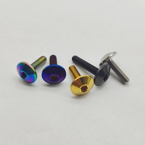 1pc M4 x 10mm 15mm 20mm 0.7 Pitch Titanium Bolt Umbrella Head Bolt Torx T20