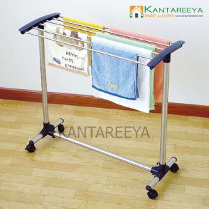 KANTAREEYA ราวตากผ้าขนหนูแบบมีล้อ 32x78x84cm รุ่น KT-EP53 ราวตากผ้าขนหนูแสตนเลส ราวแสตนเลส ราวตากผ้าขนหนูแบบมีล้อ