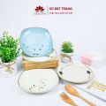 Đĩa sứ ảo nhiều họa tiết lựa chọn cao cấp Bát Tràng. 