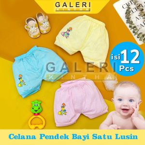Celana Pendek Bayi Laki laki Newborn Lusinan Bordir