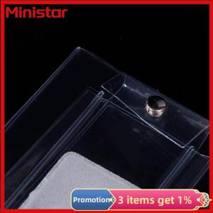 Ministar 1Pc Transparent Plastic PVC Jewelry Snap Packaging Bags Necklace Bracelet Dustproof Oxidation Watch Gift Storage Pouch