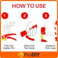 PRODIY Portable Fire Extinguisher 1kg Fire Fighter Alat Pemadam Api Kereta 1kg Mini Fire Extinguisher Car ABC Powder. 