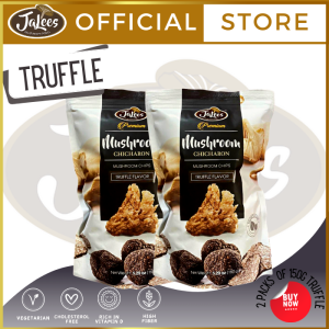 JA Lees Farms Mushroom Chicharon 150g Pack of 2 (Truffle) Snack Food/Grocery Package