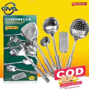 Spatula Kitchen Set 7in1 Sutil Sodet Alat Cooking Masak Bahan Stainless steel