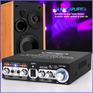 PENGIRIMAN CEPAT WXF Audio Bluetooth Amplifier KTV Karaoke AK300 / amplifier bluetooth power karaoke rumahan super bass lengkap / ampli karaoke lengkap murah bluetooth full bass rumah rumahan