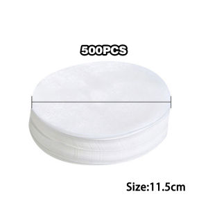 500Pcs Spill Sealing Paper Round Shape Leak Proof Film Paper for Take Out Drinks