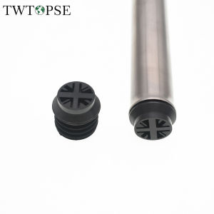 TWTOPSE British Flag Cycling Bike Bicycle Seat Post End Pad Protector For Brompton Folding Bike Bicycle Original Seatpost Durable Rubber Stoper Bike Bicycle Part