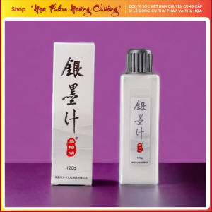 Mực nhũ vàng nhũ bạc ánh kim mực đỏ tươi lọ 120g