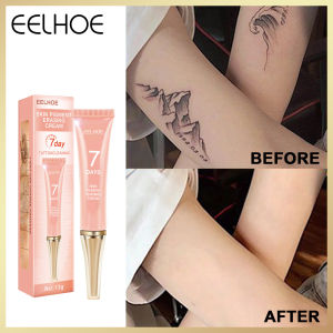 Eelhoe Skin Pigment Erasing Cream Gentle Painless Tattoo Pigments Erase Cream  Embroidery Eyebrow Wash Cream Tattoo Remover Painless Moisturizing Skin Gel Tattoo Repair Cream Quick Cleaning Agent Personal Care Product 13g
