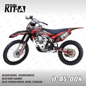 Decal Klx Gordon Sticker Striping Stiker Klx Gordon D-A5-008