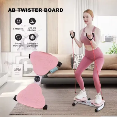 Turntable waist twisting machine silent fitness equipment weight loss fat burning slimming device