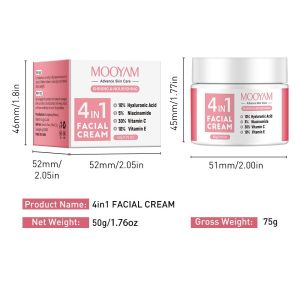 4 in 1 face cream Four in One vc Nicotinamide Cream 4 Combination 1 Hydrating Cream Anti-Aging