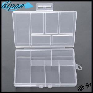 【dipao】 Portable Transparent 6 Grids Storage Boxes For Buttons Beads Containers Case