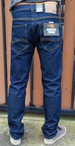 ยีนส์ไซส์ใหญ่ผ้ายืดมีเอว38-44มีขาเดฟ-ขากระบอกเป้าเเบบซิปและกระดุม