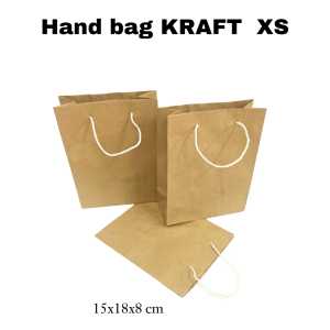 SOS Hang Bag Kertas Kraft Polos XS/Goodie Bag/Tas Tenteng
