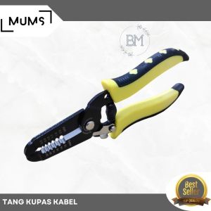 BMS - Tang Potong Kupas Kabel Stripper Cutting Alat Pengupas Kulit Kabel