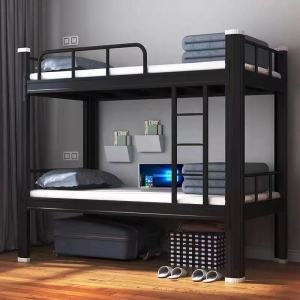 Iron bunk bed student dormitory iron bed heavy-duty extra-thick steel bed frame school apartment bunk bed