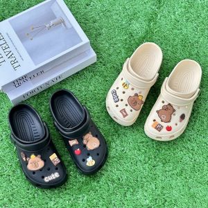FJ Pink Bear Design Clog Sandals #089