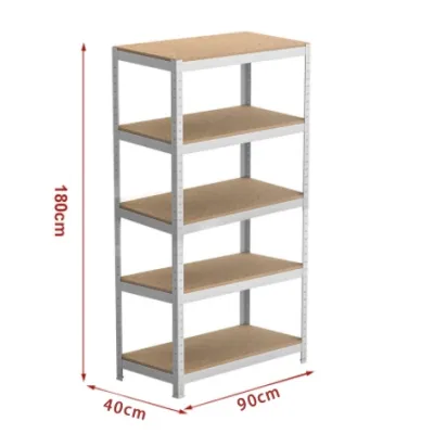 ❤Stock in SG❤4/5 Layer Steel Shelf Store Warehouse Rack Adjustable Shelf Kitchen Shelf Book shelf Shoe Rack Storage Rack Flower Rack