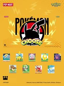 POPMART Pokémon Choose Your Partner Series Figure Blind pop mart Pikachu Gengar psyduck collection decorative gift toy