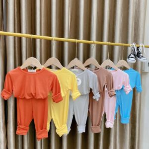 bộ dài tay thun lạnh mikky mom siêu mịn mát cho bé 5-27ki - Bộ Thun Dài Tay Cho Bé Trai Bé Gái