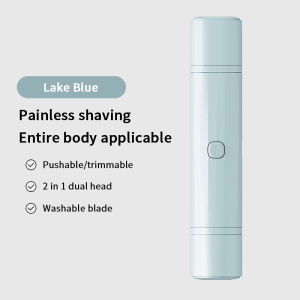 【New】Electric Epilator Double Head Electric Shaver Waterproof Portable Painless Women Bikini Trimmer Wanita