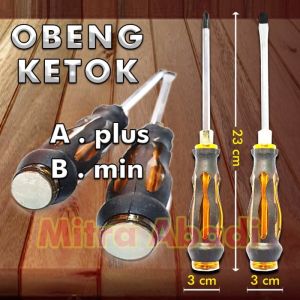 Obeng Ketok Multifungsi Diameter 3 cm