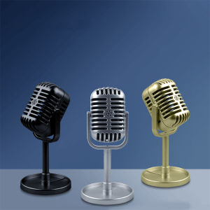 [COD] SUPE NIEN Classic Retro Dynamic Vocal Microphone Vintage Style Mic Universal Stand Model