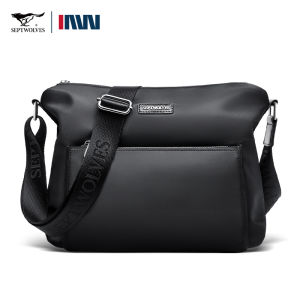 SEPTWOLVES High-end Crossbody shoulder bags For man waterproof fabric ipad mens sling bag high quality Male Work bag for Office Outdoor casual