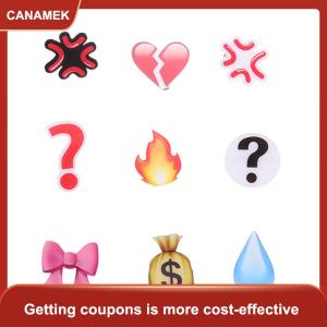 【CANAMEK】 Biểu hiện tức giận thả tóc Clip heartbroken Acrylic tóc Clip Funny Side Clip Duckbill Clip bangs Side Clip Phụ kiện tóc