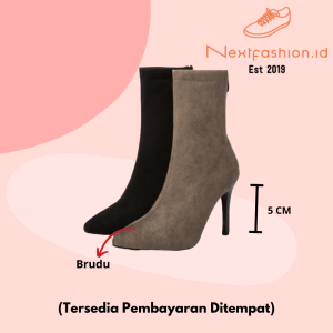 Sepatu Boots Wanita Hitam & Coklat: Nyaman, Tahan Lama, Desain Modern