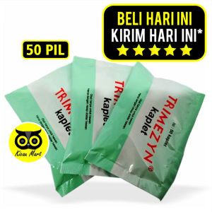 Kicau Mart Trimezyn Kaplet 50 Butir Obat Ayam Obat Pilek Ngorok Pulorum Ayam Pneumonia Babi Unggas Ternak TRMKP