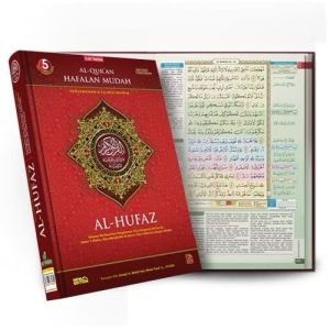 Alquran Hafalan Mudah Al-Hufaz A4 Besar Terjemah Tajwid Warna